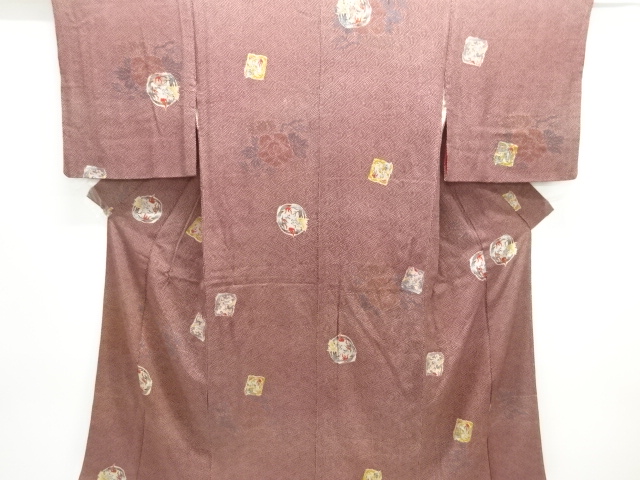 JAPANESE KIMONO / ANTIQUE KIMONO / SILK / URUSHI / SARASA